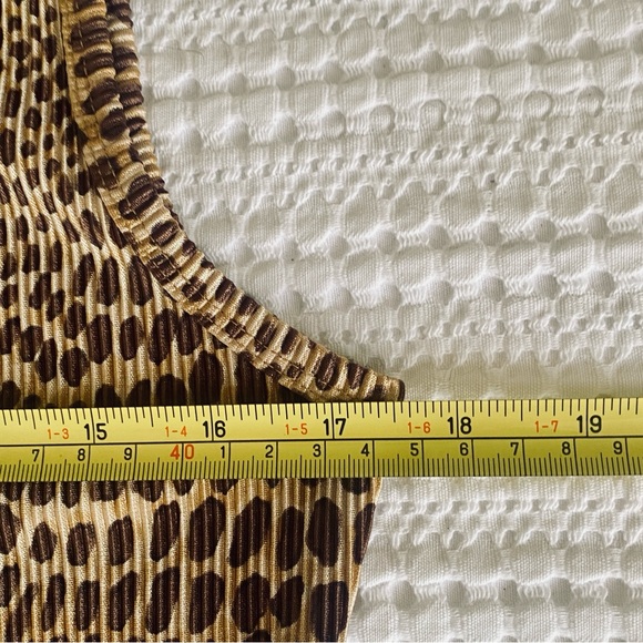 Tess Animal Print Tank Sleeveless Top L - Picture 5 of 7